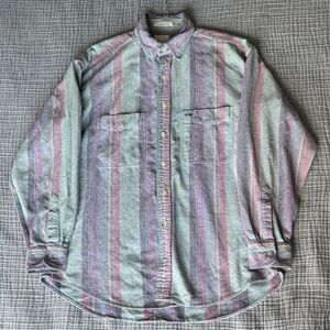 Arrow Blue and Pink Casual Button Down Shirt